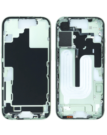 Middle Frame with Small Parts for iPhone 17 (SAGE) (International Version) (OEM Pull B Grade)