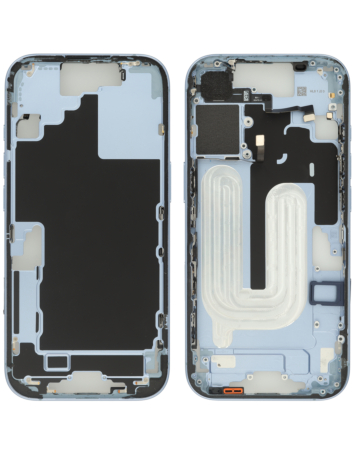 Middle Frame with Small Parts for iPhone 17 (MIST BLUE) (International Version) (OEM Pull B Grade)