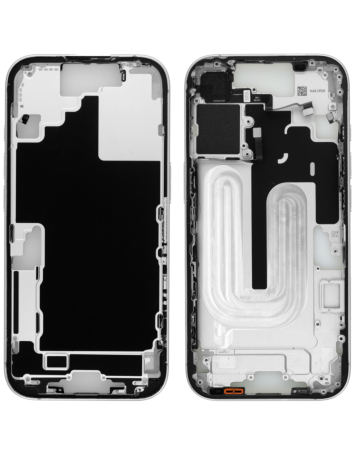 Middle Frame with Small Parts for iPhone 17 (WHITE) (International Version) (OEM Pull B Grade)