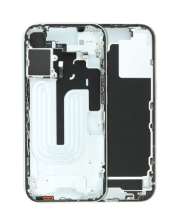 Middle Frame with Small Parts for iPhone 17 (WHITE) (US Version) (OEM Pull B Grade)