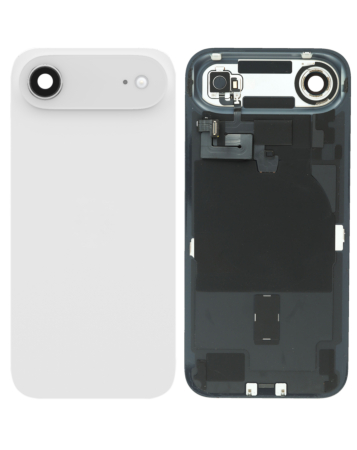 Back Glass with Frame and Wireless NFC Charging Flex and MagSafe Magnet for iPhone Air (CLOUD WHITE) (OEM Pull B Grade)