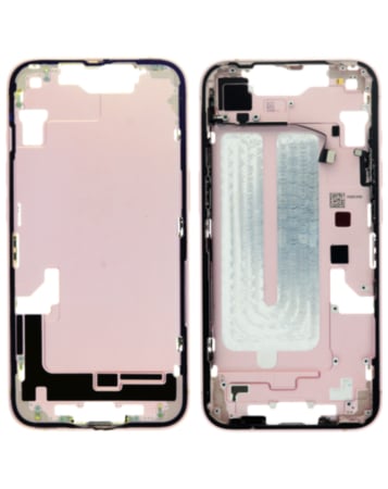 Middle Frame with Small Parts for iPhone 17e (SOFT PINK) (US Version) (OEM Pull B Grade)