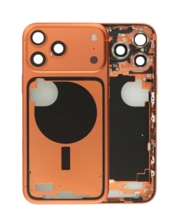 Middle Frame with Small Parts for iPhone 17 Pro Max (COSMIC ORANGE) (US Version) (OEM Pull B Grade)