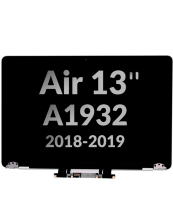 MacBook Air 13" Retina (A1932 / Late 2018 / Early 2019) LCD Assembly (SILVER) (OEM Pull B Grade)
