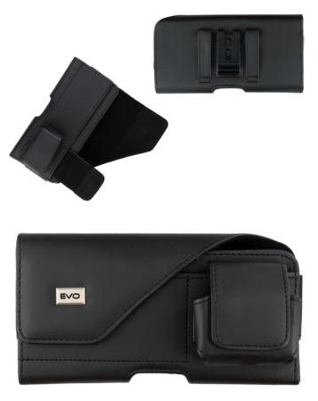 EVO 6.9" Horizontal Nylon Pouch Case  with Earbuds Leather Pouch (Only Ground Shipping)