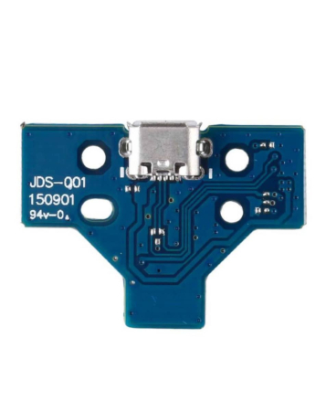 USB Charging Port Board with 14 Pin Flex Cable (Version 1 JDS-001) for PlayStation 4 (DualShock 4) Wireless Controller