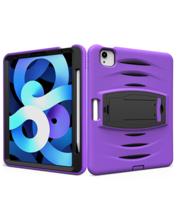 Shockproof Case with Pen Slot - PURPLE for iPad Pro 12.9 (3rd / 4th / 5th / 6th) (Only Ground Shipping)