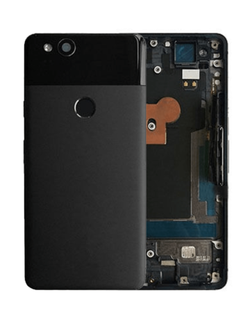 Housing Frame with Small Components Pre-Installed for Google Pixel 2 (NO LOGO) (BLACK)