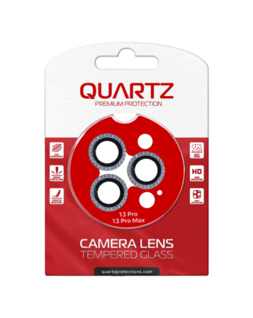 Purchase the QUARTZ HD Tempered Diamonds Metal Ring for iPhone 13 Pro Max 13 Pro Back Camera BLUE.
