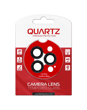 Purchase the QUARTZ HD Tempered Glass with Iced Out Square Camera Lens for iPhone 13 Pro Max 13 Pro Back Camera BLACK.
