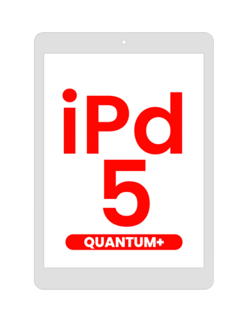 Quantum+ iPad 5 (2017) Digitizer Assembly (GOLD) (Home Button Pre-Installed)