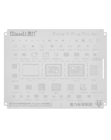 Stock up on the QianLi Bumblebee QS689 Stencil for iPhone 16, 16 Plus, 16 Pro, and 16 Pro Max.