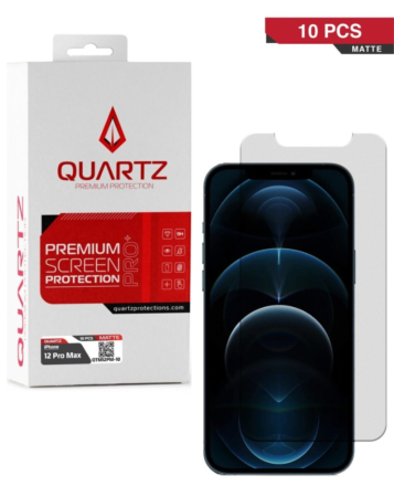 Grab the wholesale deals on the QUARTZ Matte Tempered Glass for iPhone 12 Pro Max Pack of 10.






