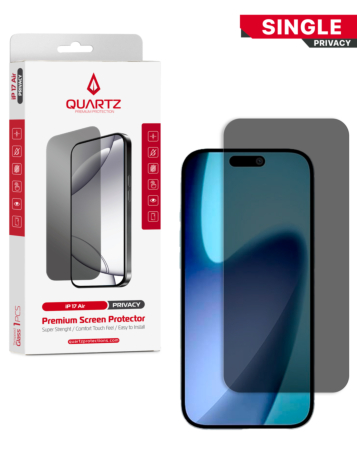 QUARTZ Privacy Tempered Glass for iPhone Air (Single Pack)