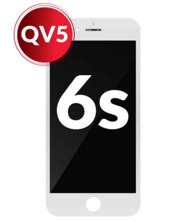 LCD Assembly with Steel Plate for iPhone 6S (WHITE) (Aftermarket / QV5)