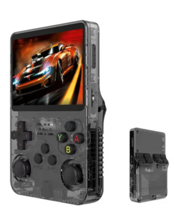 All In One Retro Gaming Handheld Console with 40000+ Games (BLACK) (128GB) (Only Ground Shipping)