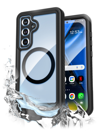 Galaxy S25 Plus REDPEPPER FS Series Transparent Waterproof Hybrid Case (Only Ground Shipping)