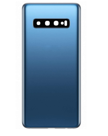 Purchase the back glass with camera lens for Galaxy S10 US and International, service pack, in Prism Blue.