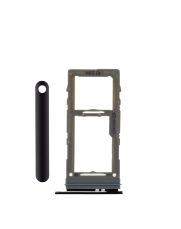 Buy the single SIM card tray for Galaxy S10E, S10 Plus, or S10 in black.