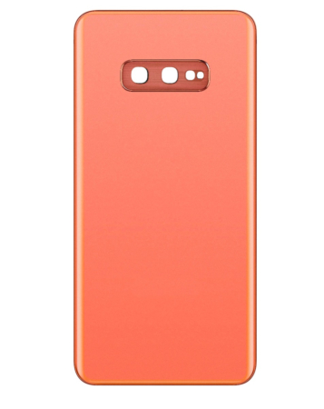 Shop the back glass with camera lens for Galaxy S10E US and International models in Flamingo Pink service pack.