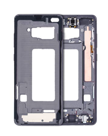 Stock up on the middle frame housing for Galaxy S10 Plus in Black.