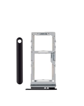 Stock up on the Dual SIM Card Tray for Galaxy S20 Ultra, S20 Plus, and S20 in Cosmic Black.