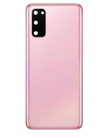 Buy the back glass with camera lens for the Galaxy S20 US and International version, Service Pack, in Cloud Pink.