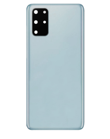 Buy the Back Glass with Camera Lens and Adhesive for Galaxy S20 Plus, No Logo, Aura Blue.