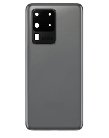 Grab wholesale deals on the Back Glass with Camera Lens and Adhesive for Galaxy S20 Ultra, No Logo, Cosmic Gray.