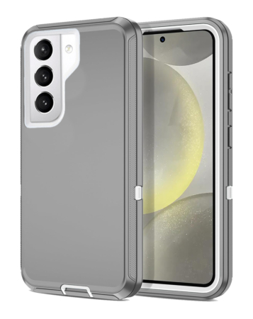 Heavy Duty Case for Galaxy S21 (DARK GRAY & WHITE) (Only Ground Shipping)