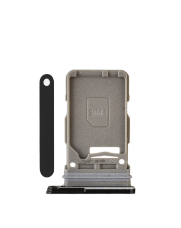 Order the Single SIM Card Tray for Galaxy S21 Ultra, S21 Plus, and S21 in Black.