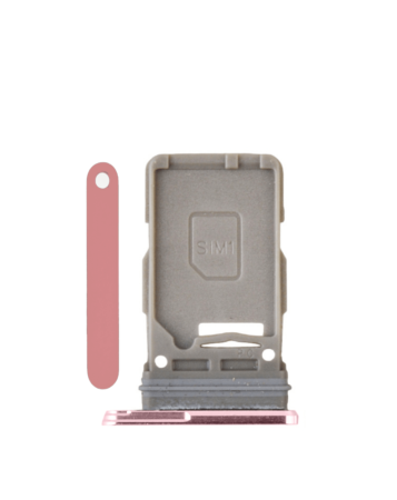 Grab wholesale deals on the Single SIM Card Tray for Galaxy S21 Ultra, S21 Plus, and S21 in Pink.