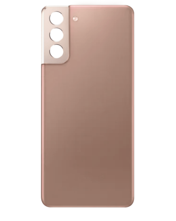 Buy the Back Glass with Camera Lens and Adhesive for Galaxy S21 Plus, No Logo, Phantom Gold.