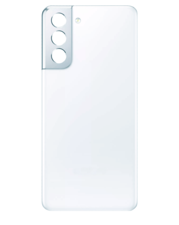 Grab wholesale deals on the Back Glass with Camera Lens and Adhesive for Galaxy S21 Plus, No Logo, Phantom Silver.