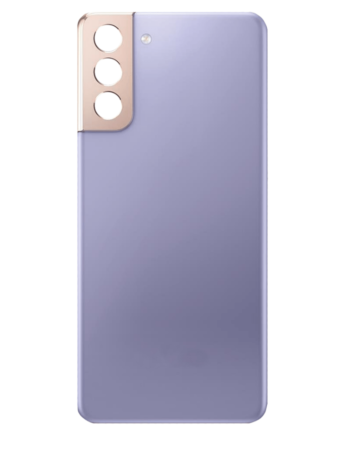 Stock up on the Back Glass with Camera Lens and Adhesive for Galaxy S21 Plus, No Logo, Phantom Violet.
