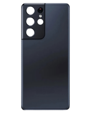 Stock up on the Back Glass with Camera Lens and Adhesive for Galaxy S21 Ultra, No Logo, Phantom Navy.