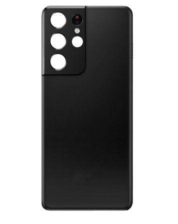 Stock up on the Back Glass with Camera Lens for Galaxy S21 Ultra US and International, Service Pack, Phantom Black.