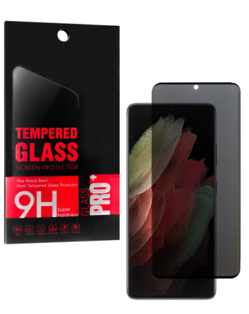 Order the Privacy Tempered Glass for Galaxy S21 Ultra, Case Friendly, Anti-Spy, 1 Piece.