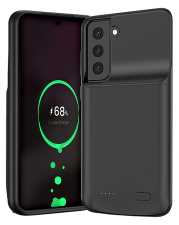 Buy the Slim Protective Charging Case with 4800mAh for the Galaxy S22 Plus, ground shipping only.
