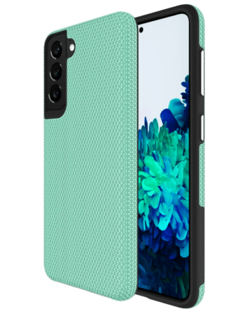 Galaxy S22 Shock Absorption Protective Dual Layer Case - TEAL (Only Ground Shipping)