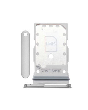 Stock up on the Dual Sim Card Tray for the Galaxy S22 and S22 Plus in White.
