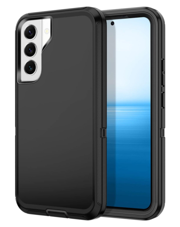 Heavy Duty Case for Galaxy S22 Plus (BLACK) (Only Ground Shipping)