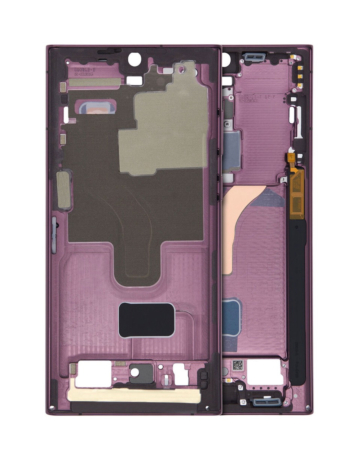 Order the Middle Frame Housing for the Galaxy S22 Ultra 5G North American Version in Burgundy.
