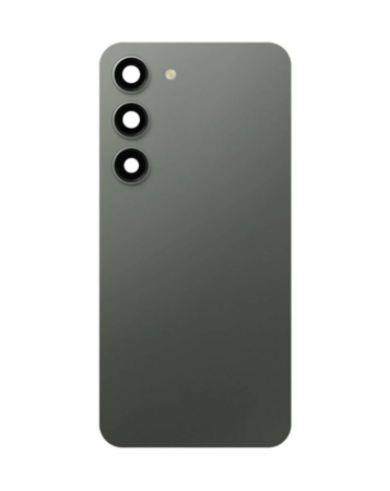 Buy the back glass with camera lens for Galaxy S23 US and international versions in green. Service pack.