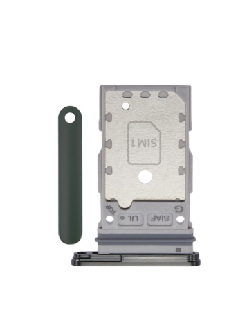 Buy the dual SIM card tray for Galaxy S23 and S23 Plus in green.