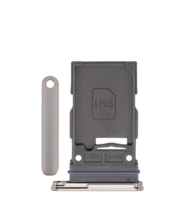 Purchase the single SIM card tray for Galaxy S23 and S23 Plus in cream.