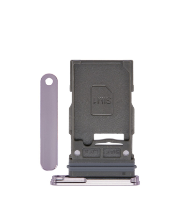 Stock up on the single SIM card tray for Galaxy S23 and S23 Plus in lavender.