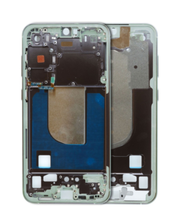 Shop the Galaxy S23 FE 5G Mid-Frame Housing, North American version, in mint.
