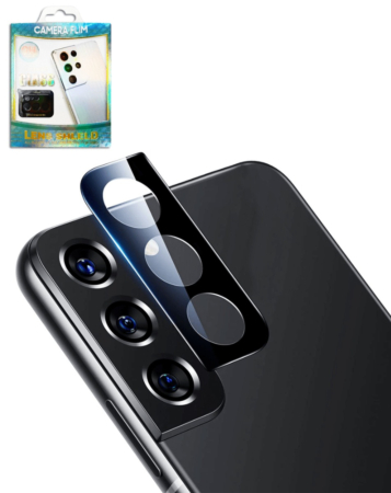 Shop the Back Camera Tempered Glass for Galaxy S23 FE in black.
