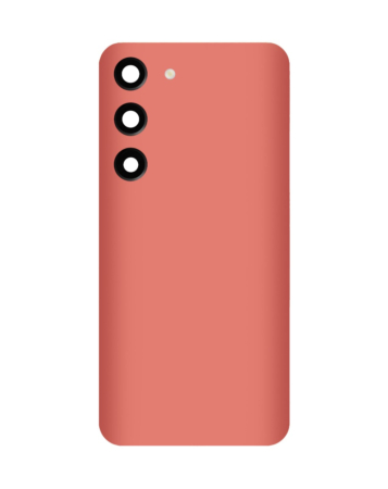 Purchase the back glass with camera lens and adhesive for Galaxy S23 Plus in red. No logo.